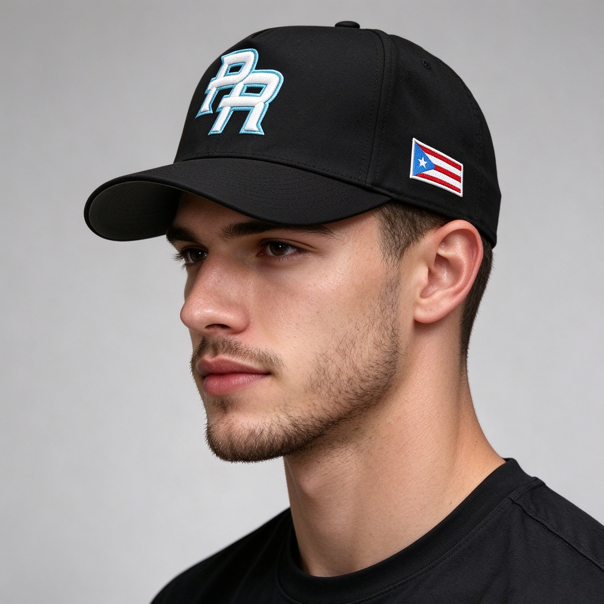 Adjustable embroidered hat