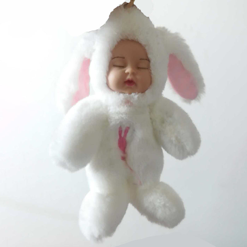 Sleeping cute doll keychain