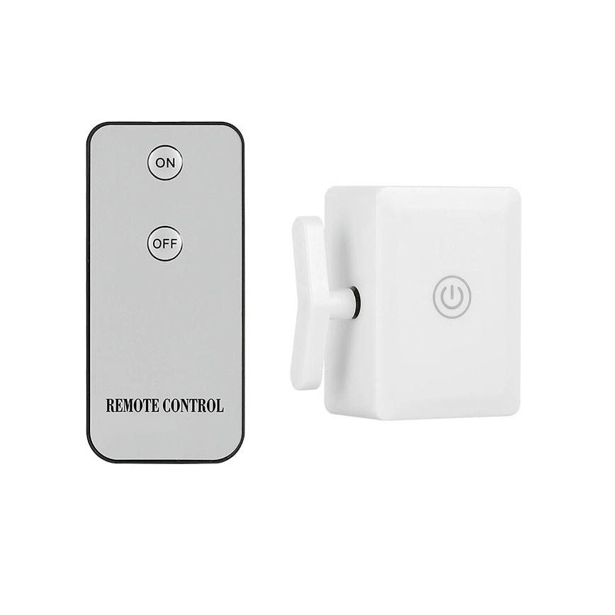 Self-adhesive wireless remote control switch receiver