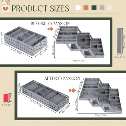 Multi-Level Smart Drawer Organizer