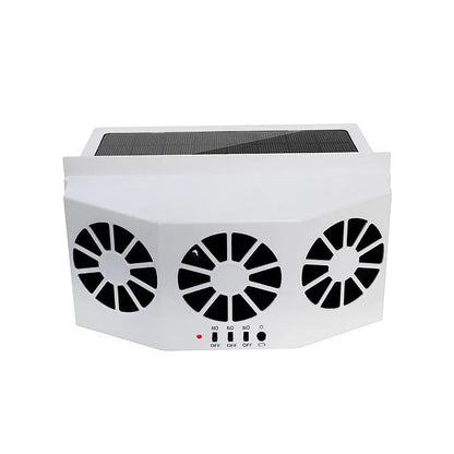 The New Solar Car Cooling Artifact [air circulation exhaust fan]