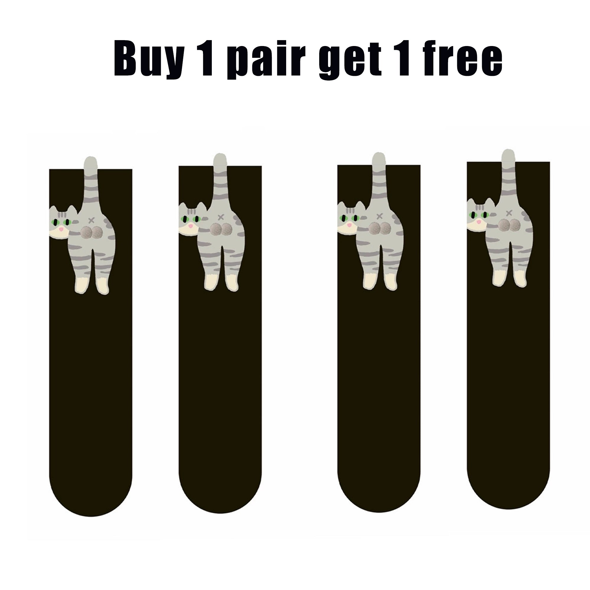 Fun and cute 3D tail animal socks