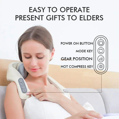 Electric Wireless Neck & Back Massager