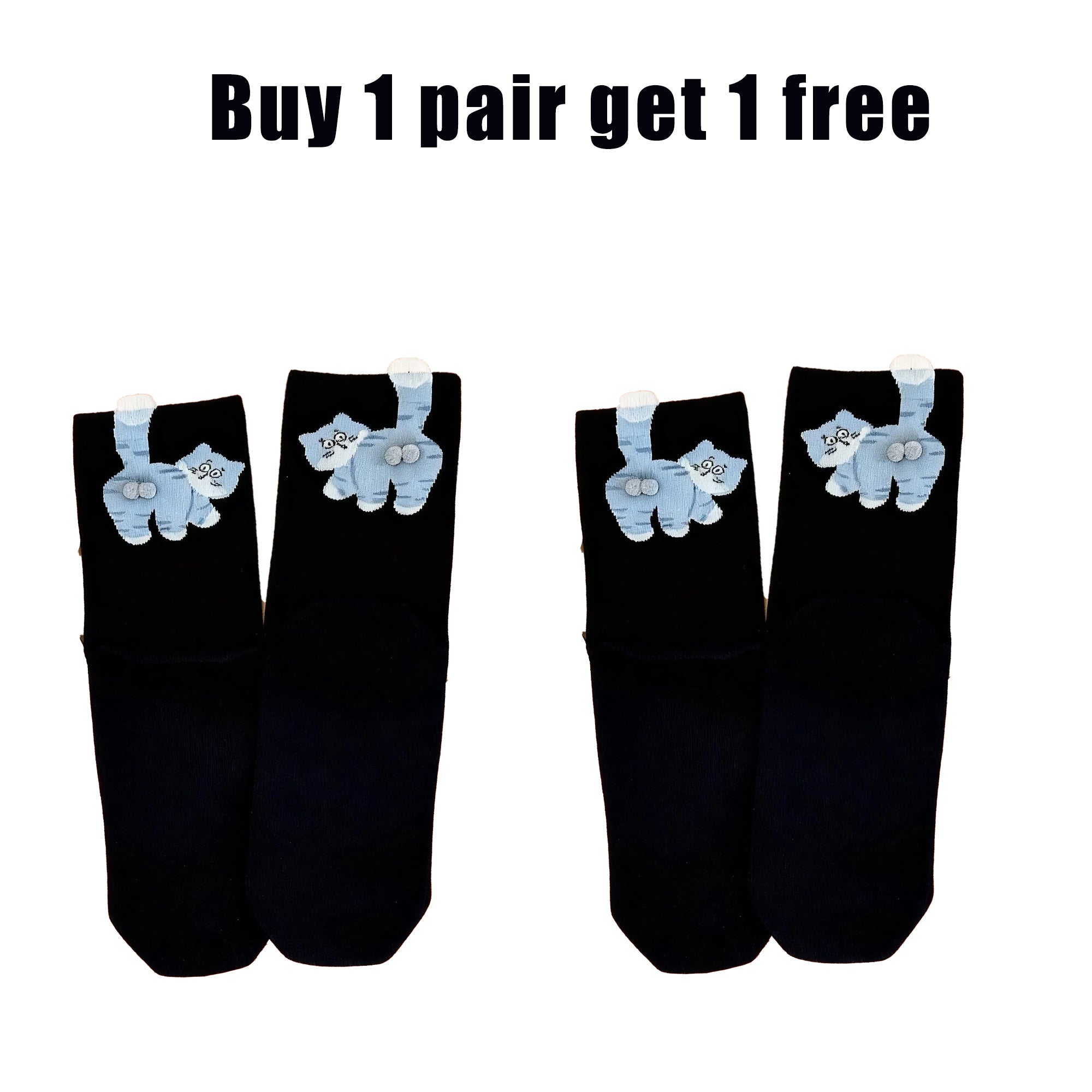 Fun and cute 3D tail animal socks