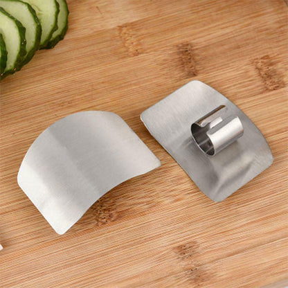 Stainless steel finger guard vegetable cutting hand guard