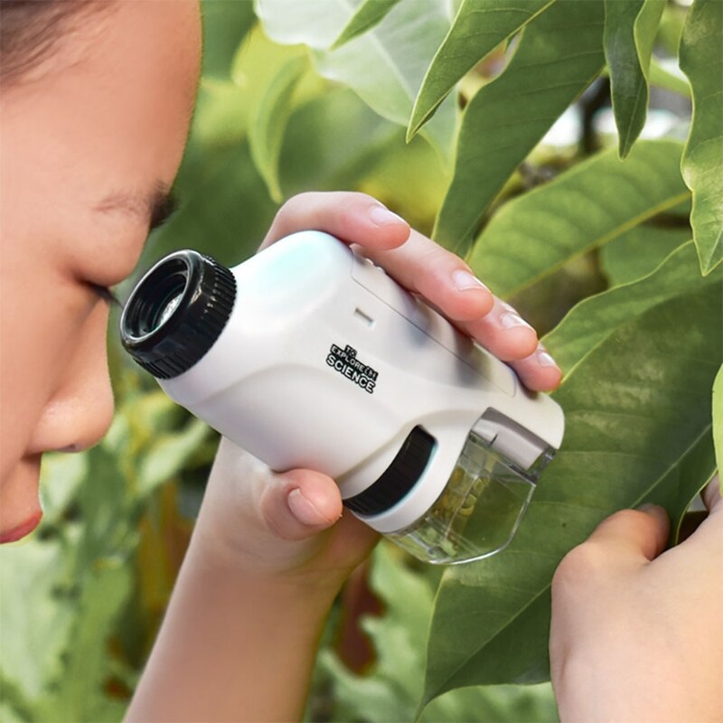 Children's portable microscope toy