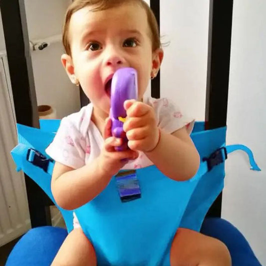 Baby portable dining chair fixing strap