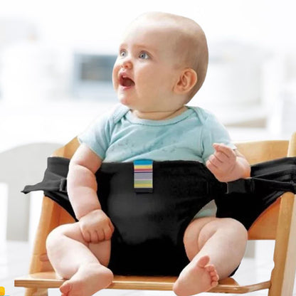 Baby portable dining chair fixing strap