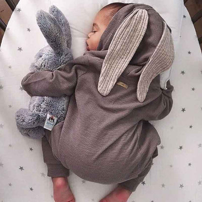 Bunny ears hooded bodysuit