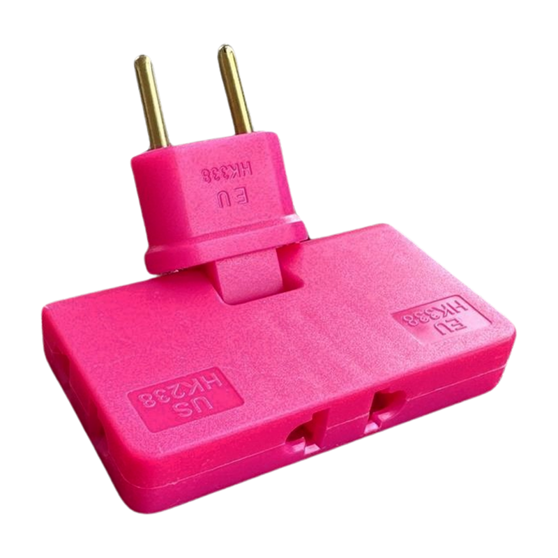 180 degree rotating European standard one to three adapter