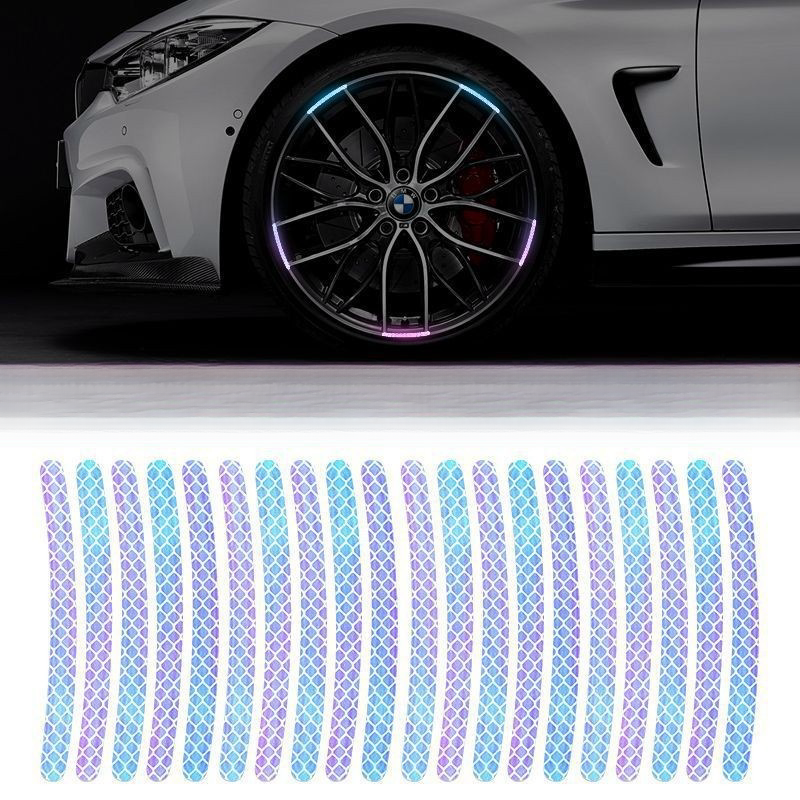 🔥Reflective Car Wheel Rim Stickers