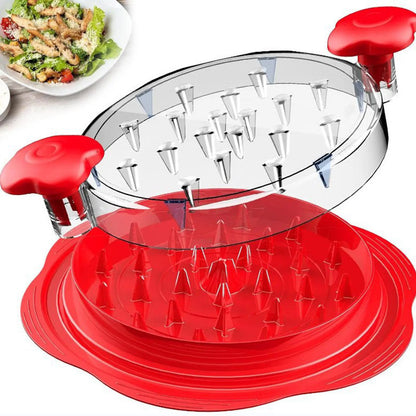 Chicken shredder vegetable separator