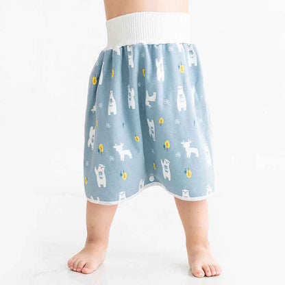 Baby diaper skirt children night urination artifact