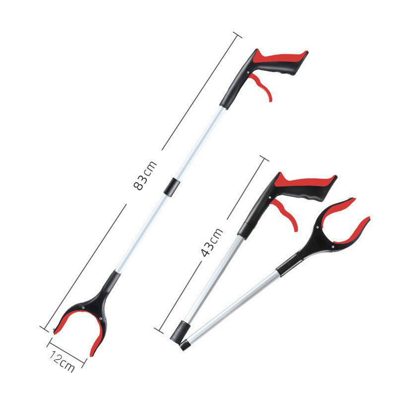 Foldable long handle picker