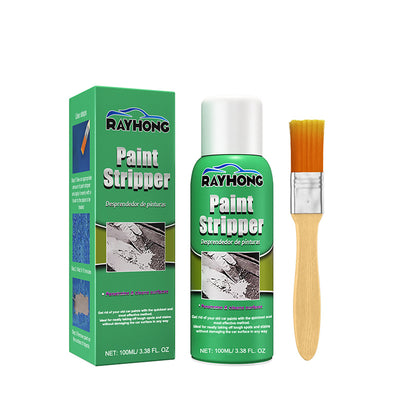 Paint remover strips paint from metal surfaces without leaving any marks