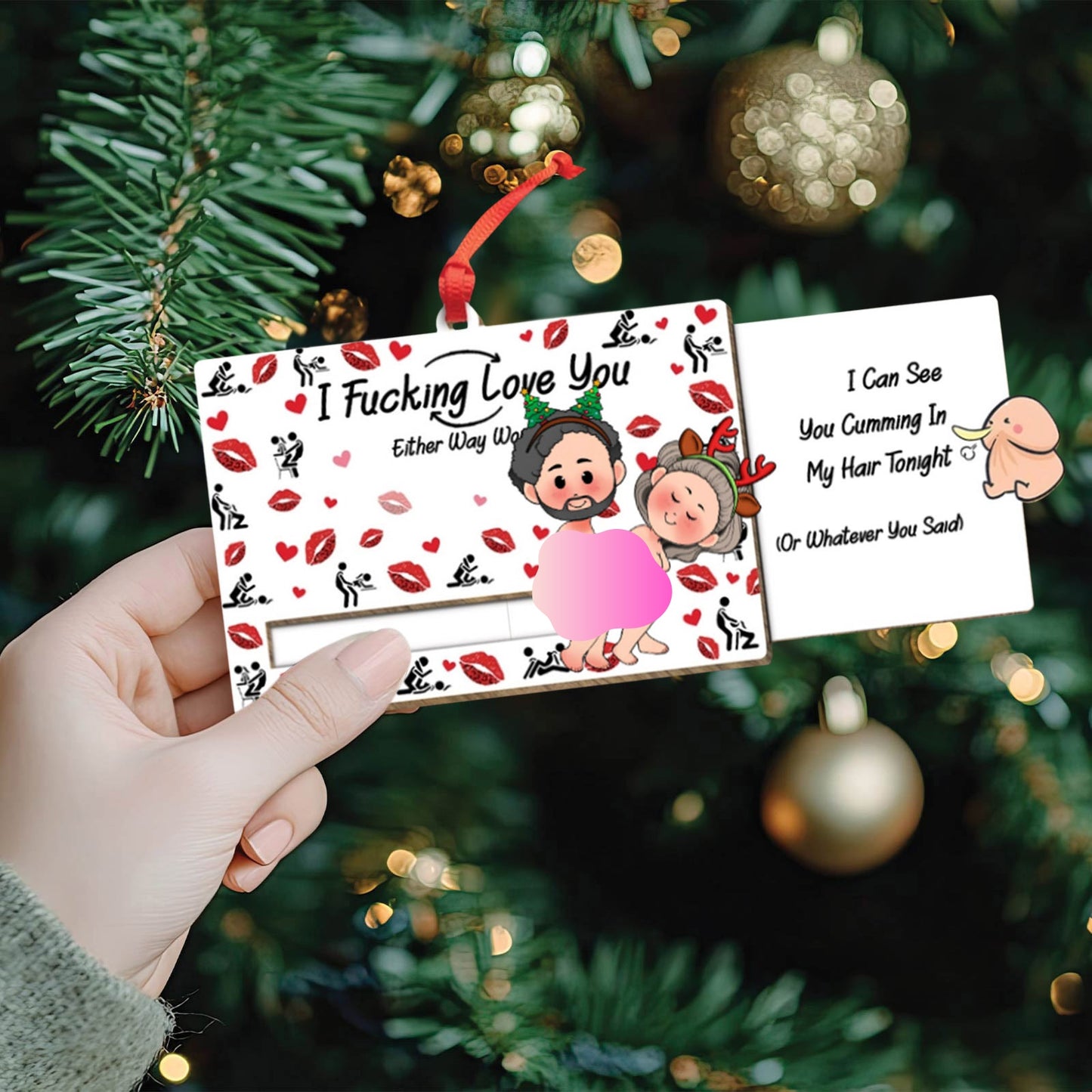 Christmas prank postcards