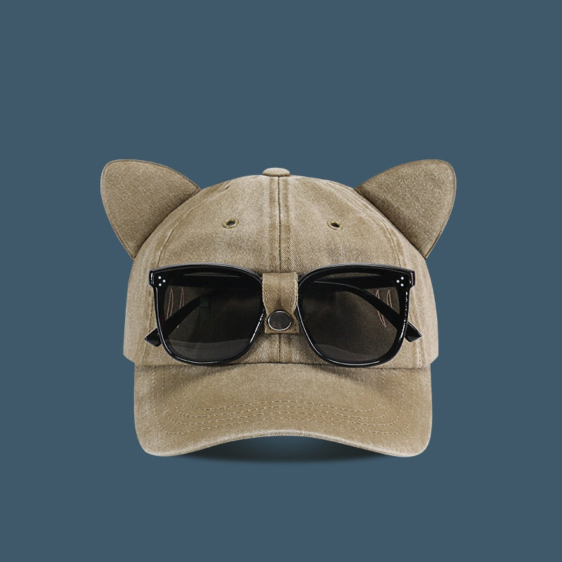 Sunglasses and cap（Send sunglasses）