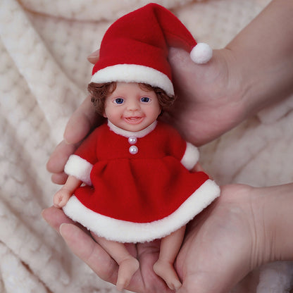 6 inch solid silicone doll