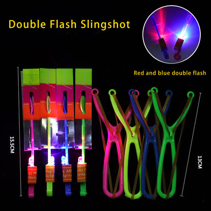 Glowing slingshot arrow flashing catapult flying fairy