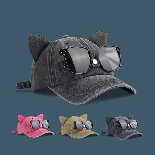 Sunglasses and cap（Send sunglasses）