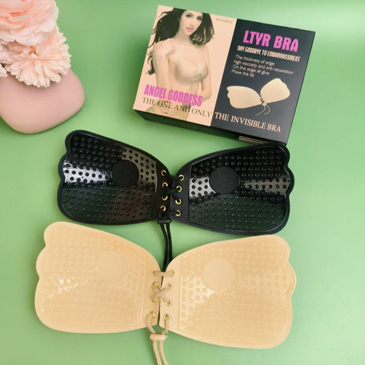 Seamless Self-adhesive Placket Bra Strapless