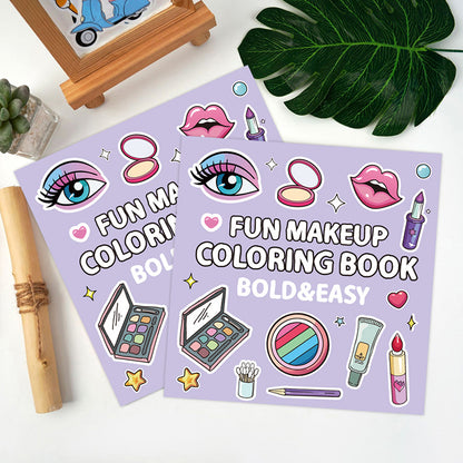 Fun Makeup Coloring Book