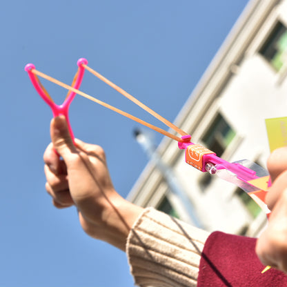 Glowing slingshot arrow flashing catapult flying fairy