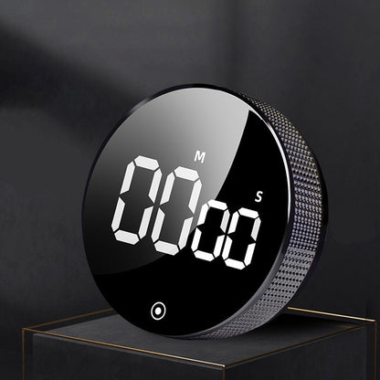 Round magnetic rotating timer