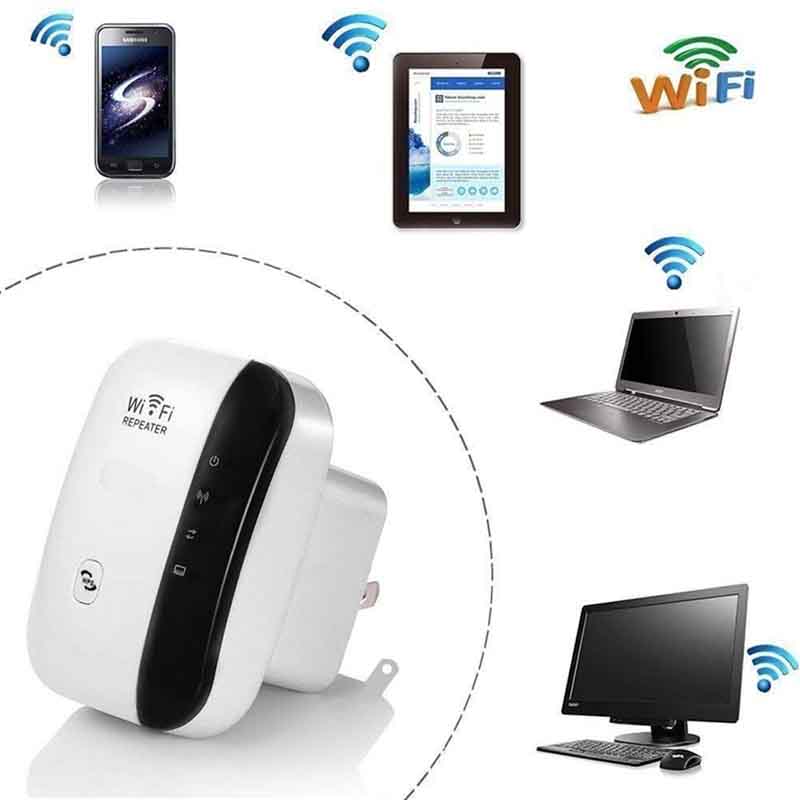 Wifi signal amplifier 300mbps through wall router