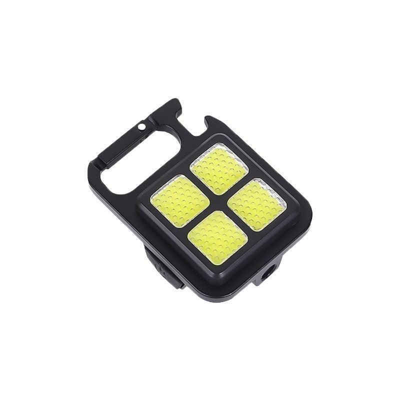 Multifunctional Outdoor Portable USB COB Work Light Inspection Light Camping Mini LED Flashlight COB Rechargeable Keychain Light