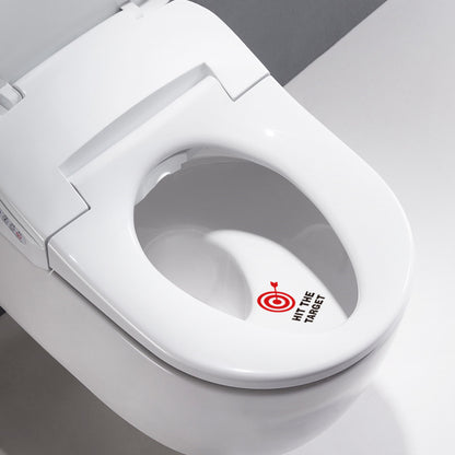 Creative toilet reminder English slogan