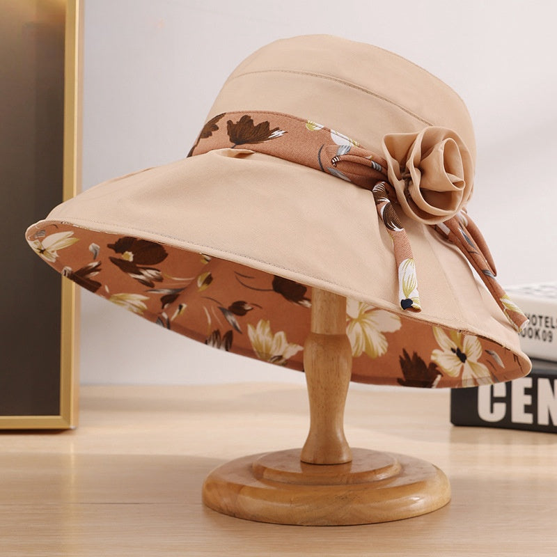 Women's floral sunhat