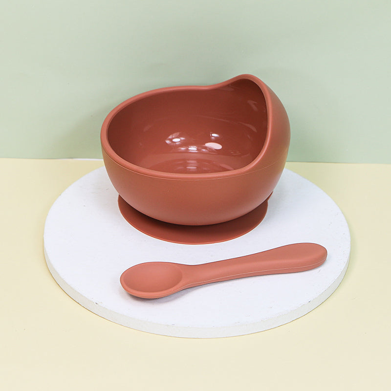 Children's food bowl with suction cup