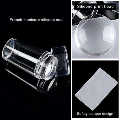 French Manicure Stamp Set