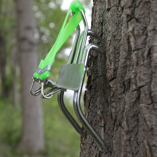 Factory produced tree climbing artifact