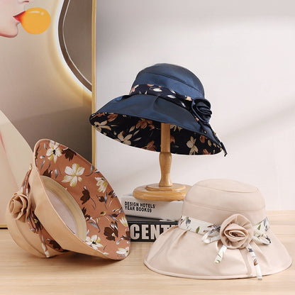 Women's floral sunhat