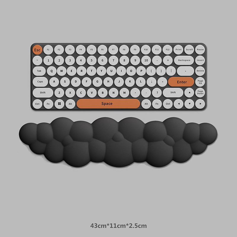 Silicone Cloud Mouse Pad Keyboard Rest Wrist Pad