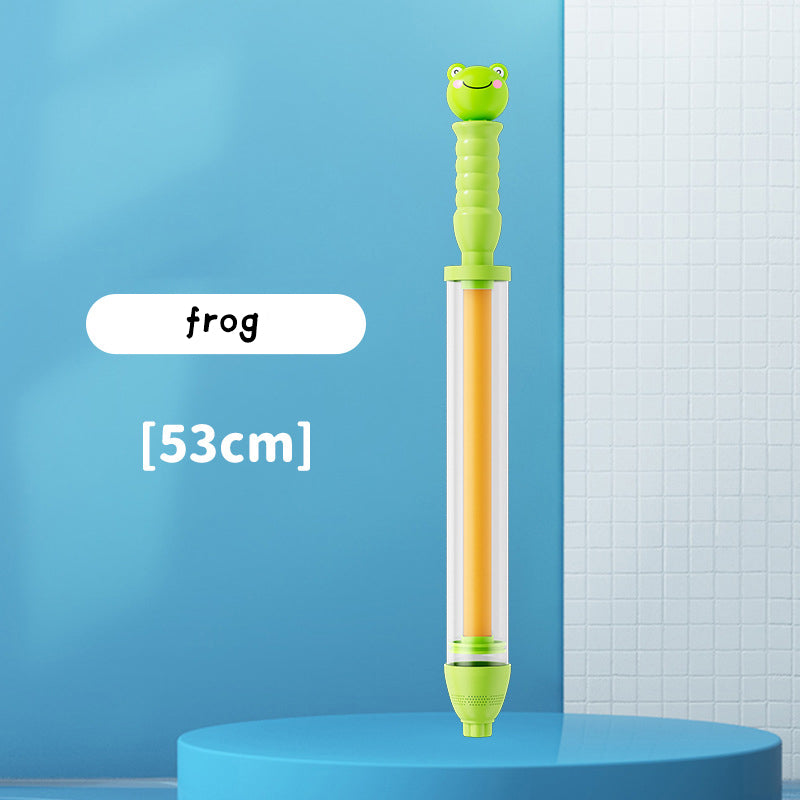 Water spray pull-out water cannon toy