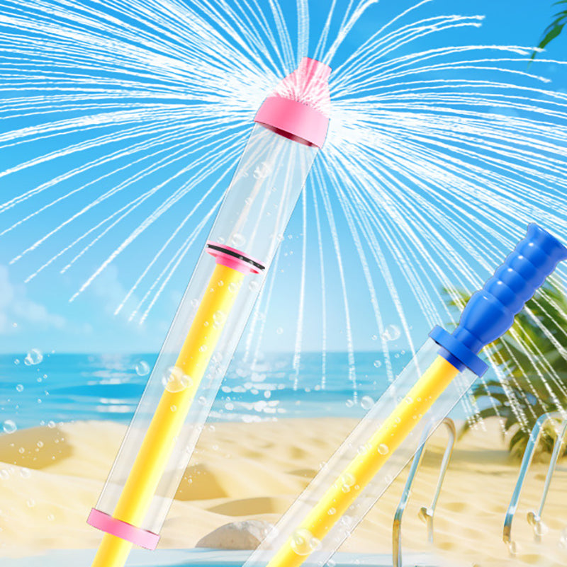 Water spray pull-out water cannon toy