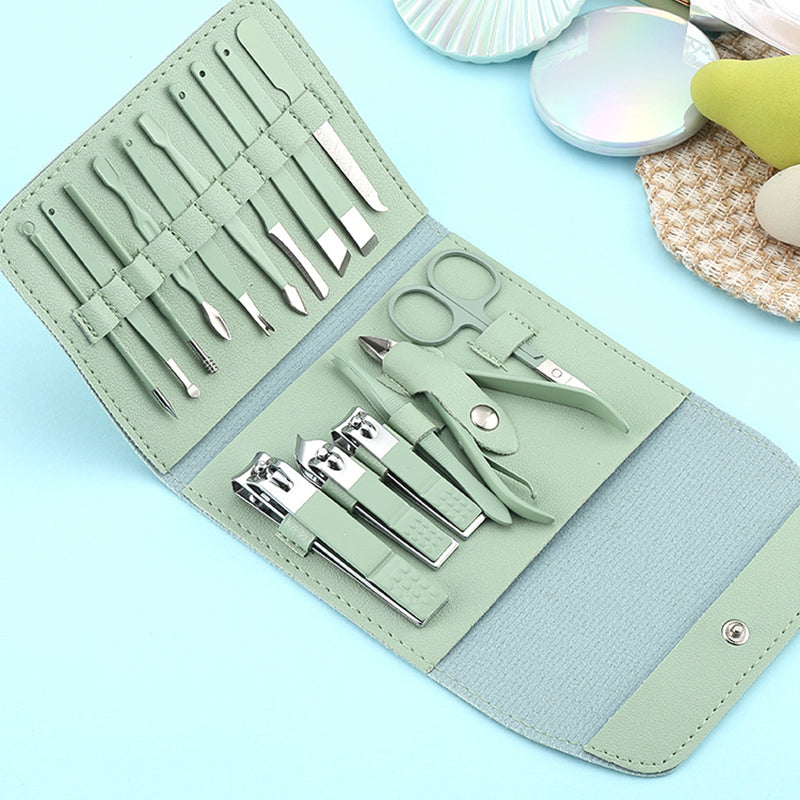 Folding bag 16-piece nail clipper set