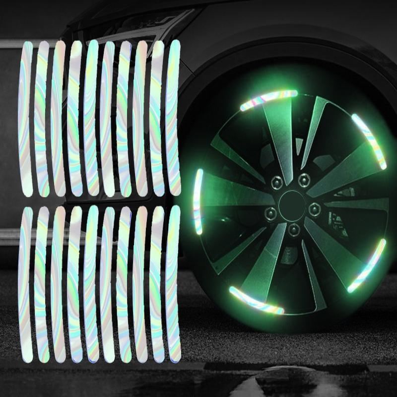 🔥Reflective Car Wheel Rim Stickers