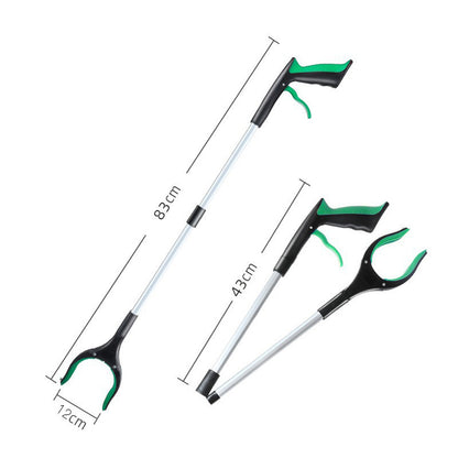 Foldable long handle picker