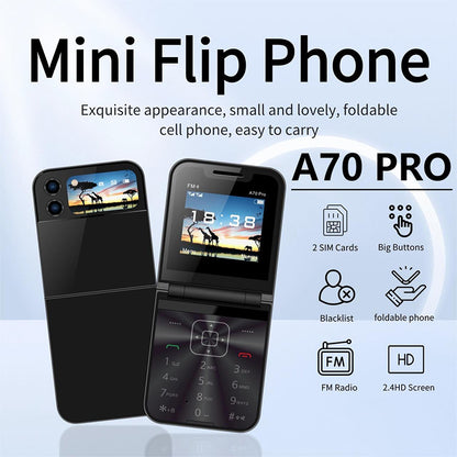 A70pro flip phone small phone folding button 2G