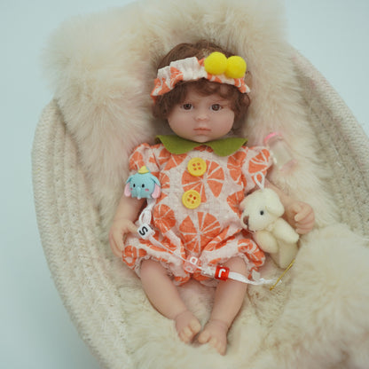 6 inch solid silicone doll