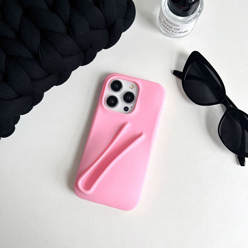 Lipstick case Apple iPhone silicone full cover mobile phone case Hailey same style