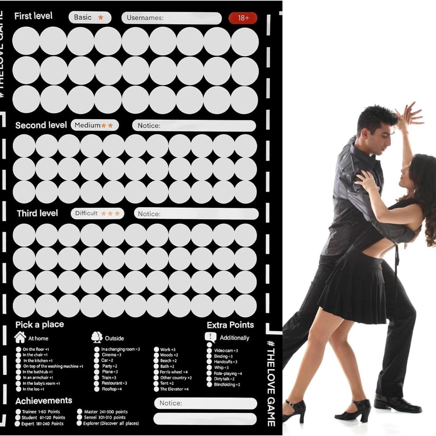 Date night games to boost couples' relationships Scratch-off poster