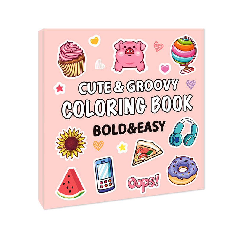 Cute and Funky Coloring Book