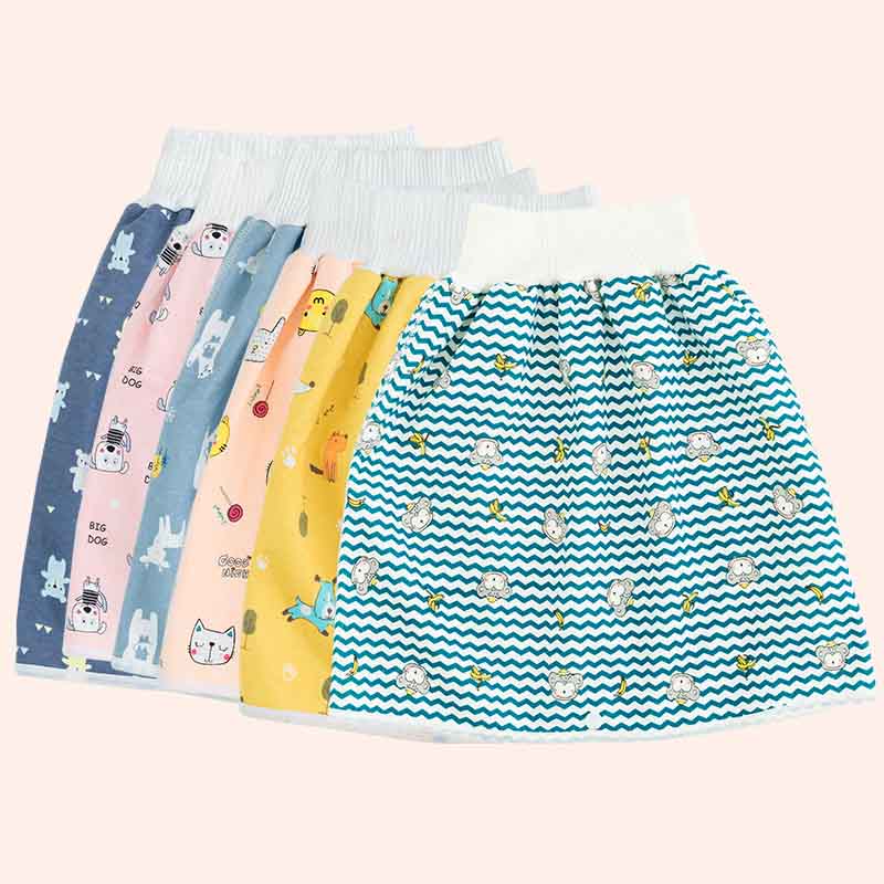 Baby diaper skirt children night urination artifact