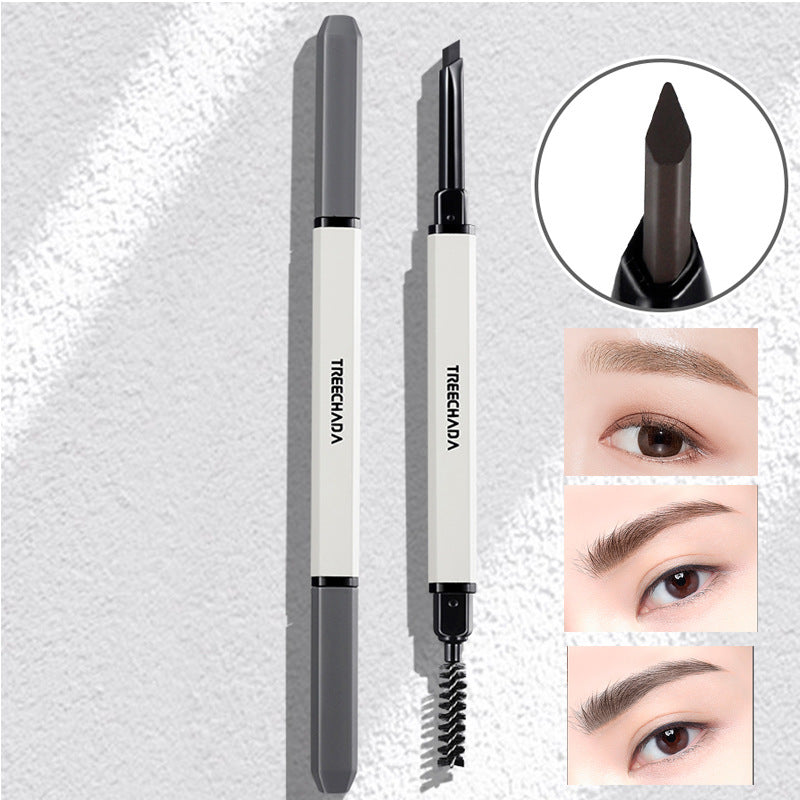 Plastic eyebrow pencil natural color waterproof and sweat-proof