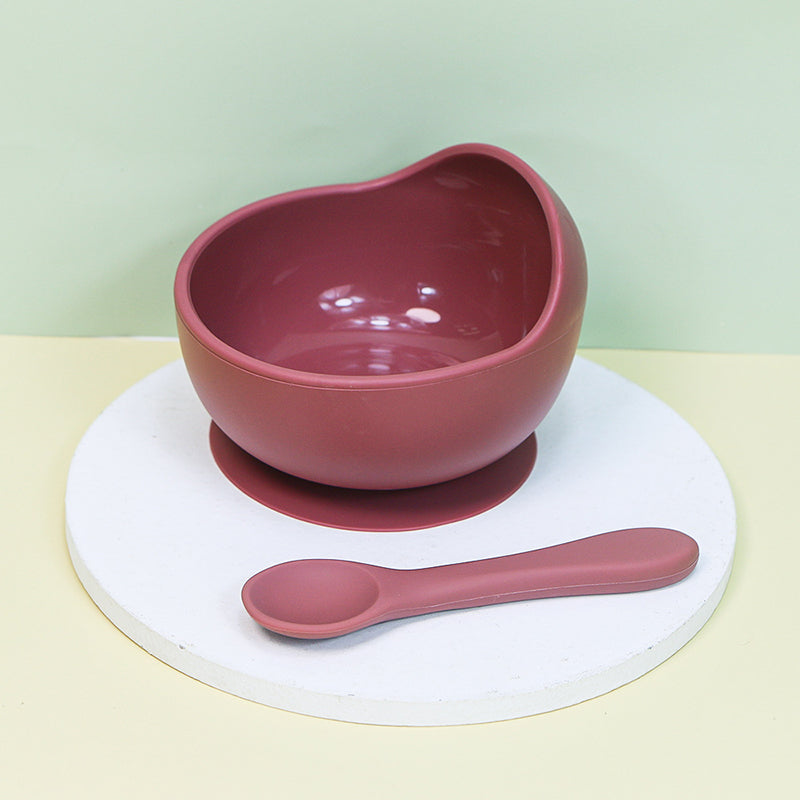 Children's food bowl with suction cup